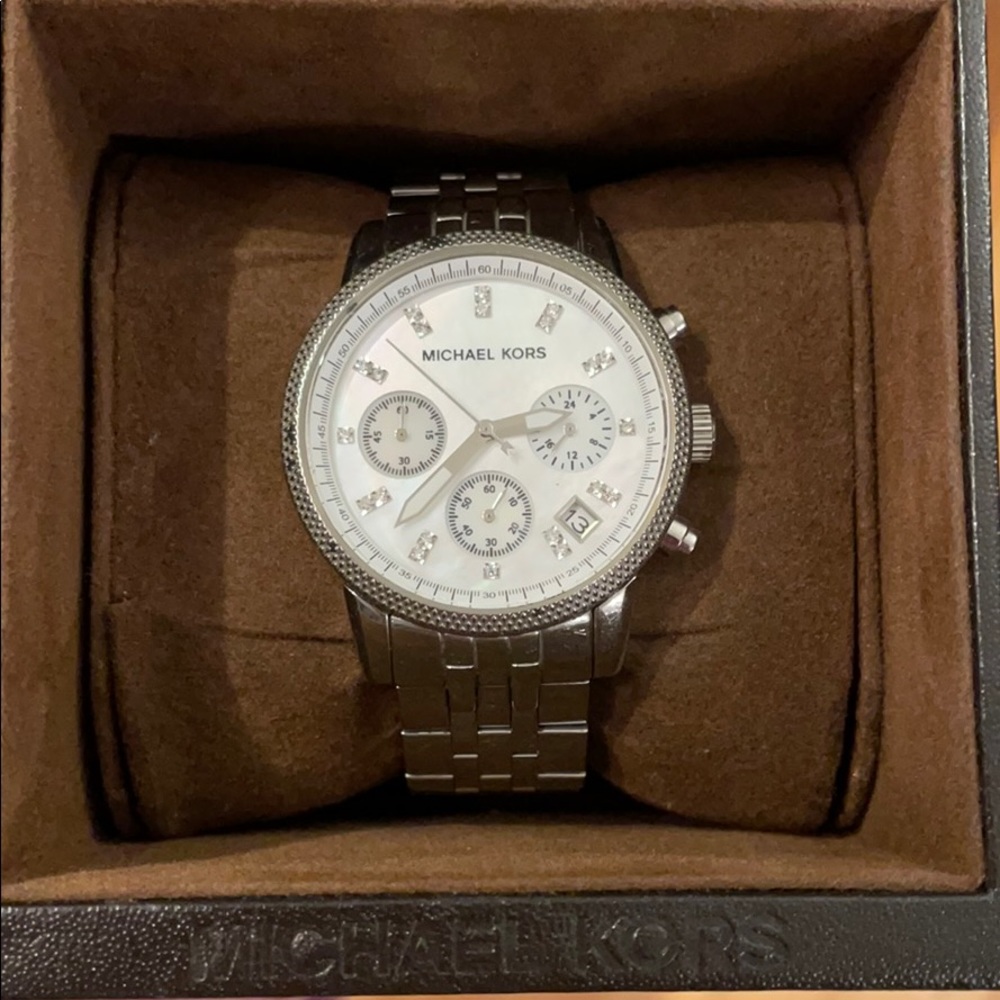 Silver Michael Kors watch